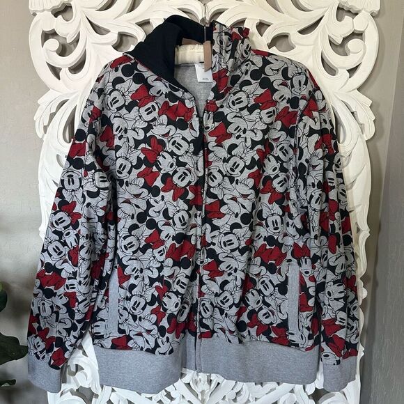 Disney Minnie Mouse Faces Zip Hoodie - Picture 2 of 4